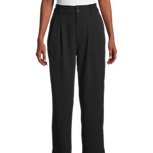 Black Madewell Women's Cropped Pleated Drape-y Pants Size 4 - Ankle Length, New